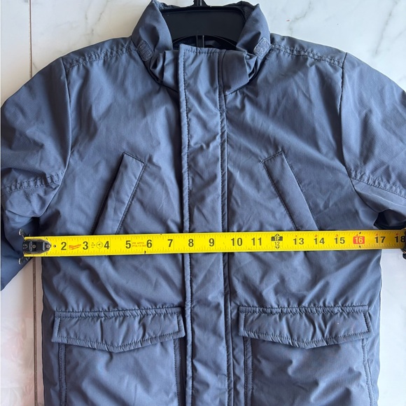 H&M Kids Dark Gray Puffer Jacket Size 5T/6 - Picture 3 of 10